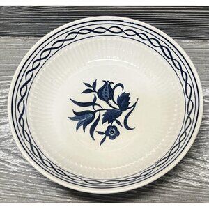 Amcrest American Heritage Ironstone Concord Coupe Bowl Japan Blue White Floral